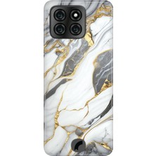 Senada Reeder S71 Kılıf Desenli Baskılı Tpu Rubber Kapak Arsos Mermer