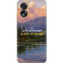 Senada Oppo A38 Kılıf Desenli Baskılı Tpu Rubber Kapak Bir Yol