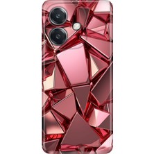 Adasena Oppo A3 4g Kılıf Desenli Baskılı Tpu Rubber Kapak Pembe Deco