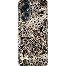 Oppo A58 Kılıf Desenli Baskılı Tpu Rubber Kapak Lionprint