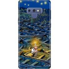 Senada Samsung Galaxy Note 9 Kılıf Desenli Baskılı Tpu Rubber Kapak Artgogh