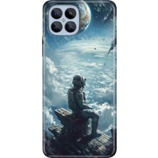 Senada Omix X600 Kılıf Desenli Baskılı Tpu Rubber Kapak Galaksi Manzara