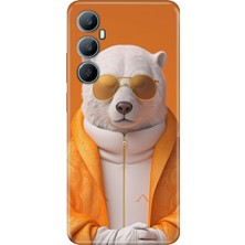 Adasena Realme C65 Kılıf Desenli Baskılı Tpu Rubber Kapak Stil Bear