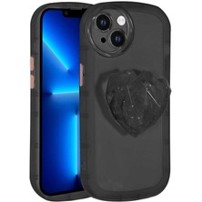 Zore iPhone 13 Uyumlu Kamera Korumalı Pop Soketli Renkli Vlmt Ofro Kapak-Siyah