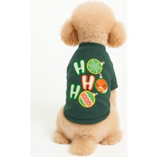 Gedyco Hohoho Yeşil Küçük Irk Köpek Likralı Sweatshirt