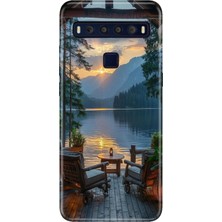 Adasena Tcl 10L Kılıf Desenli Baskılı Tpu Rubber Kapak Tamamen Huzur