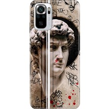 Adasena Xiaomi Redmi Note 10 - 10S Kılıf Desenli Baskılı Tpu Rubber Kapak Tanrıça