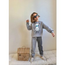 Miniko Kids Erkek Çocuk 3 Ip Şardonlu Amıgo Eşofman Takımı