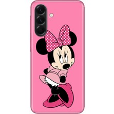 Adasena Samsung Galaxy A56 Kılıf Desenli Baskılı Tpu Rubber Kapak Utangaç Minnie