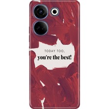 Adasena Tecno Camon 20 Kılıf Desenli Baskılı Tpu Rubber Kapak Today