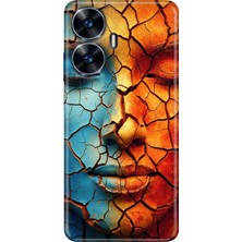 Realme C55 Kılıf Desenli Baskılı Tpu Rubber Kapak Toprak