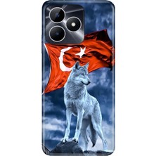 Realme Note 50 4g Kılıf Desenli Baskılı Tpu Rubber Kapak Türk Tc