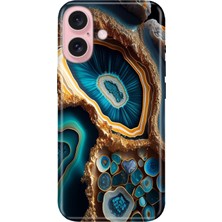 Senada iPhone 16 Kılıf Desenli Baskılı Tpu Rubber Kapak Arew Mermer