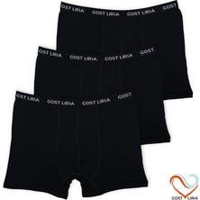 GOST LİRİA -Premium Bambu Erkek Boxer – 3’lü Paket