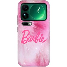 Adasena Xiaomi Mi 17 Pro Max Kılıf Desenli Baskılı Tpu Rubber Kapak Pink Barb