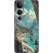 Adasena Vivo V50 Lite Kılıf Desenli Baskılı Tpu Rubber Kapak Tailand