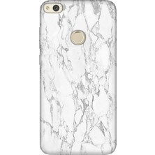 Adasena Huawei P9 Lite 2017 Kılıf Desenli Baskılı Tpu Rubber Kapak Mono Mermer