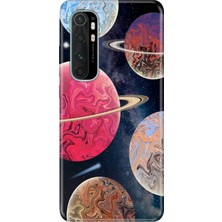 Senada Xiaomi Mi Note 10 Lite Kılıf Desenli Baskılı Tpu Rubber Kapak Go Space