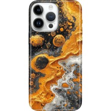 Adasena iPhone 14 Pro Kılıf Desenli Baskılı Tpu Rubber Kapak Krater