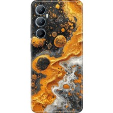 Adasena Realme C65 Kılıf Desenli Baskılı Tpu Rubber Kapak Krater