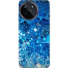 Senada Realme 11 4g Kılıf Desenli Baskılı Tpu Rubber Kapak Derin Mavi
