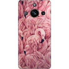 Senada Realme 11 Pro Kılıf Desenli Baskılı Tpu Rubber Kapak Flamingo Pattern