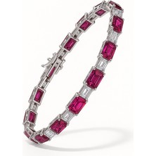 EP Designs Kırmızı Taşlı Bileklik