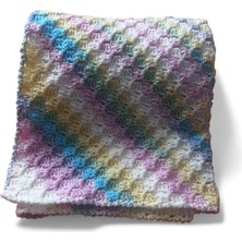 Pafuli El Örgüsü Kuti's Gonca Bebe Batik Bebek Battaniyesi Unicorn (90X90 Cm)