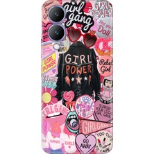 Senada Vivo Y17S Kılıf Desenli Baskılı Tpu Rubber Kapak Girl Power