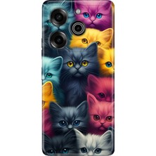 Senada Tecno Pova 6 Pro Kılıf Desenli Baskılı Tpu Rubber Kapak Kedi Ordusu