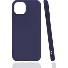 Zore iPhone 13 Kılıf Vlmt Biye Silikon-Lacivert