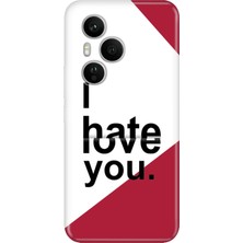 Senada Honor 400 Pro Kılıf Desenli Baskılı Tpu Rubber Kapak Hate Love