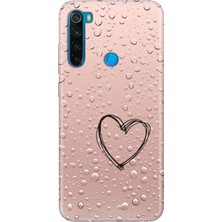 Senada Xiaomi Redmi Note 8 Kılıf Desenli Baskılı Tpu Rubber Kapak Kalbim