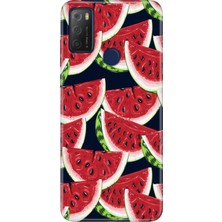 Senada Tcl 20E Kılıf Desenli Baskılı Tpu Rubber Kapak Karpuz