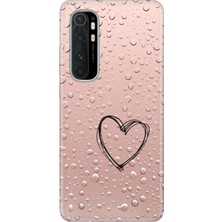 Senada Xiaomi Mi Note 10 Lite Kılıf Desenli Baskılı Tpu Rubber Kapak Kalbim