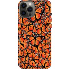 Senada iPhone 12 Pro Kılıf Desenli Baskılı Tpu Rubber Kapak Kelebek Cümbüşü