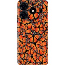 Senada Tecno Spark 10 Pro Kılıf Desenli Baskılı Tpu Rubber Kapak Kelebek Cümbüşü