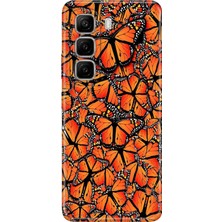 Senada Infinix Hot 50 Pro 4g Kılıf Desenli Baskılı Tpu Rubber Kapak Kelebek Cümbüşü