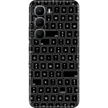 Senada Infinix Hot 60 Kılıf Desenli Baskılı Tpu Rubber Kapak Klavye
