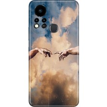 Senada Infinix Hot 11S Kılıf Desenli Baskılı Tpu Rubber Kapak Goddess