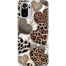 Senada Xiaomi Redmi Note 10 - 10S Kılıf Desenli Baskılı Tpu Rubber Kapak Kalp 90210