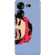 Senada Tecno Pova 5 Kılıf Desenli Baskılı Tpu Rubber Kapak Girl