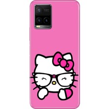Senada Vivo Y32 Y33S Kılıf Desenli Baskılı Tpu Rubber Kapak Kitty/go