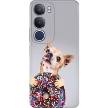 Senada Vivo Y19S Kılıf Desenli Baskılı Tpu Rubber Kapak Donut-Dog