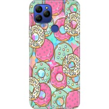Senada General Mobile Gm 21 Kılıf Desenli Baskılı Tpu Rubber Kapak Donut