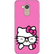 Senada General Mobile Gm 8 Kılıf Desenli Baskılı Tpu Rubber Kapak Kitty/go