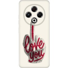 Senada Tecno Spark 30 Kılıf Desenli Baskılı Tpu Rubber Kapak I Love You