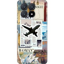 Senada Xiaomi Poco X6 Pro Kılıf Desenli Baskılı Tpu Rubber Kapak Fly