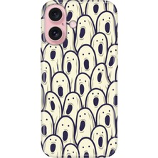 Senada iPhone 16 Plus Kılıf Desenli Baskılı Tpu Rubber Kapak Halloween