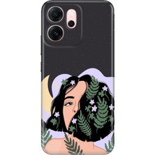 Adasena Oppo Reno 14F Kılıf Desenli Baskılı Tpu Rubber Kapak Mexico Girl